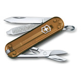 Cortaplumas Victorinox Classic Sd Transparente Colores Caja. Color Chocolate Fudge