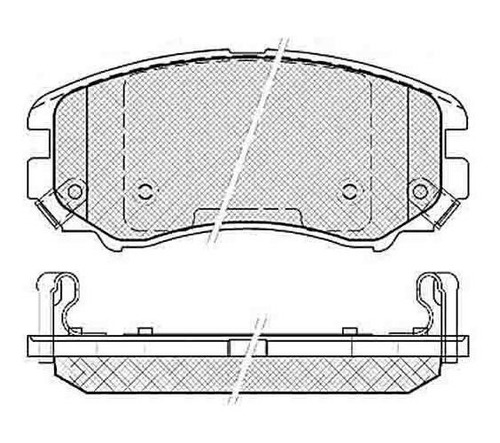 Pastillas Freno Para Hyundai Coupe Tiburon-tuscani 01/ Del Foto 2