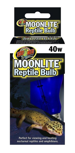 Zoomed Moonlite Repti Bulb Ml-40 40w Lampada Luz Luar 127v
