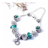 Pulsera Trébol Suerte Regalo Compatible Pandor Swarovsk Elem