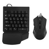 Set De Teclado Y Ratón Jx200 Para Una Sola Mano Manipulator