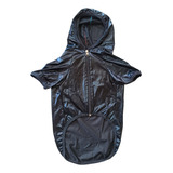 Campera Rompeviento Perro 46cm Largo Pilotin Capucha Talle 6