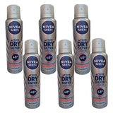 Pack X 6 Nivea Desodorante Antitranspirant Active Dry Silver