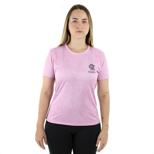 Camiseta Feminina Flamengo Outubro Rosa Blusa Baby Look