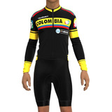 Uniforme Ciclismo Jersey Colombia 2328+ Pant Corto