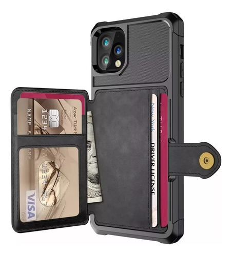 Capa Capinha Case Carteira Anti Impacto Para iPhone