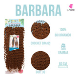 Cabelo Bio Organico Cacheado - Barbara 80 Cm -crochet Braids Cor Acobreado Cor 30