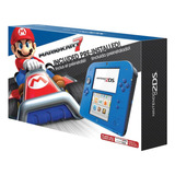 Consola Nintendo 2ds Eletric Blue Mario Kart 7 Nuevo