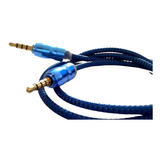 Cable Miniplug A Mini Plug Aux 3.5 Reforzado Mallado Audio