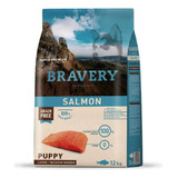 Alimento Perro Bravery Salmón Puppy Large Medium 12kg. Np