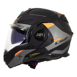 Casco Para Motocicleta Ls2  Advant X Oblivion Negro Titanio