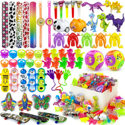 65 Juguetes Fiestas Niños Premio Dinosaurio Regalos 65pcs