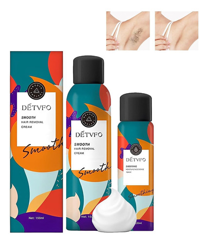 Crema Depilatoria Suave En Spray, Spray Depilatorio,