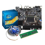 Kit I5 3470 + Placa H61 1155 + 16gb Ddr3 1600 Mhz Novo