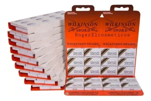 Wilkinson Lamina Lâmina Contém Kit Com 10 Cartelas De 10 Unidades
