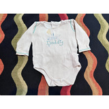 Enterito Bebe Manga Larga Cheeky Blanco Talle L