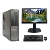 Cpu Dell Optiplex 390 Core I3 2ª G 4gb 320gb + Monitor