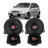 Kit Alto Falante Corsa Wind 95 96 97 98 99 00 01 200w Rms Cor Preto