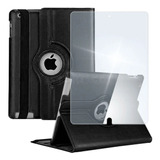 Funda Giratoria Para iPad 10.2 iPad 9 / 8 / 7 + Mica Cristal