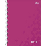 Caderno Lunix Rosa Escuro - 160 Folhas - Tilibra