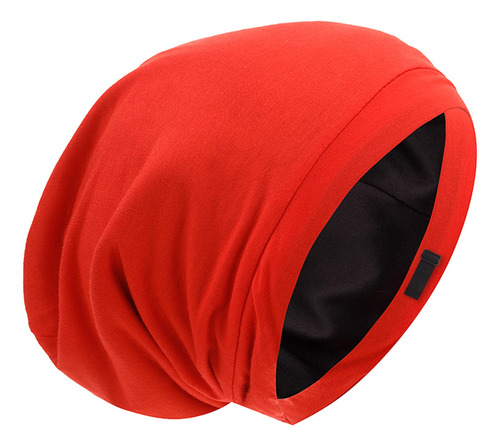 Gorro De Dormir Con Forro De Saten De Seda, Ajustable Para P