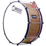 Kit Zabumba 18 Pol + Triângulo Grande 30cm Music Forró Baião