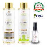 Kit Progressiva Japonesa Organic Kiuse + Perfume Capilar 