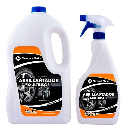 Abrillantador Member's Mark 5 L + Atomizador De 1 L Almorol