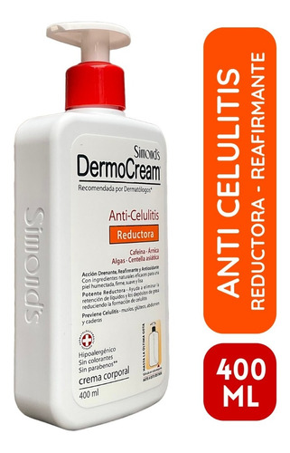 Crema Dermocream Anti Celulitis Centella Asiática Y Algas