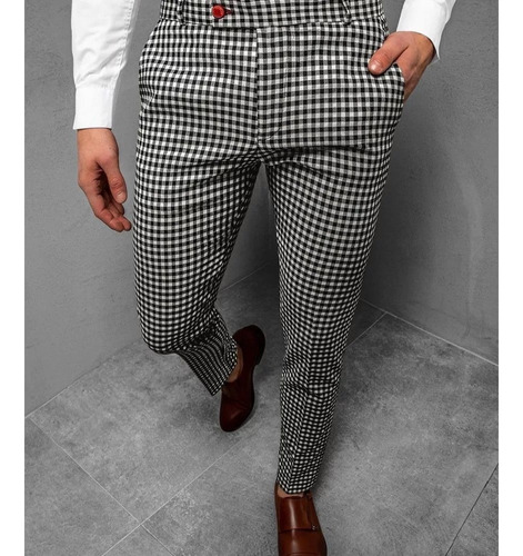 Pantalones De Cuadros Para Hombre ,estilo Premium