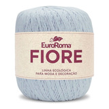 Linha Barbante Fiore 8/4 Euroroma 500m Cores Tricô Crochê Cor Branco - 0200