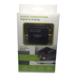 Convertidor Digital Optico A Rca Analogo + Adaptador