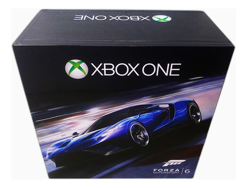 Caixa De Mdf Xbox One Edição Forza 6 (console Azul)