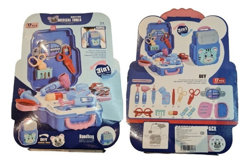 Maleta De Juegos Medicos 3 En 1 Set Doctor Infantiles Niño