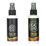 Pack Antiseptico Soluclean + Finish Step Limpiador, Gc Nails