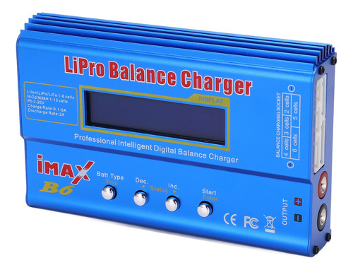 Cargador Eliminador Batería Imax B6 Nimh Lipo 1-6s Nicd 80w