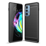 Funda Fibra Carbono Compatible Con Motorola Moto Edge 20 Pro