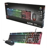 Teclado Trust Azor Pc Laptop Gaming Combo