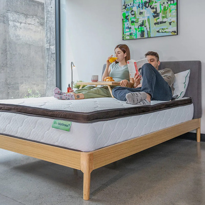 Colchón King Size Ortopedico Intermedio Manchester Bio Mattress Color Blanco | Meses sin interés