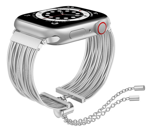 Correa De Metal Con Borlas Para Apple Watch  Banda De Acero