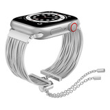 Correa De Metal Con Borlas Para Apple Watch  Banda De Acero