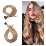 Extensiones De Cabello Humano 50gr 22in #12p613 Golden Brown