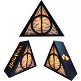 Luminária Harry Potter Abajur Hp Relíquia Da Morte Sublimada