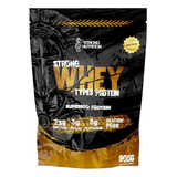 Refil 900g - Whey Protein ( Glúten Free ) - Strong Nutrition Sabor Chocolate Branco