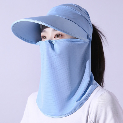 Sombrero De Protección Solar Exterior Mascarilla Facial