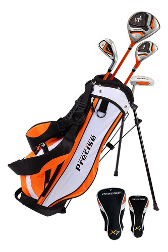 Set De Golf Precise Diestro Infantil, De 3 A 5 Años, Naranja