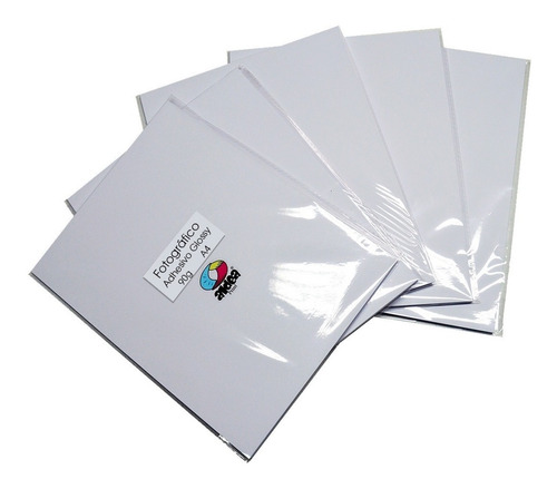 2 Paquetes Papel Pet Adhesivo 100% Transparente A4 100 Hojas