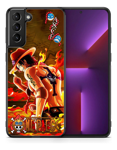 Funda Galaxy Samsung One Piece Portgas D. Ace Tatuaje Asce