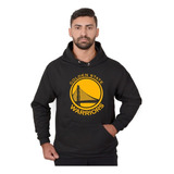 Blusa Moletom Unissex Golden State Warriors Casaco Com Capuz