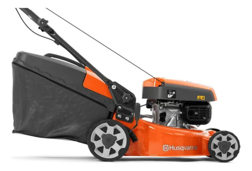 Cortador De Grama Gasolina Lc140p Husqvarna Com Coletor Cor Laranja